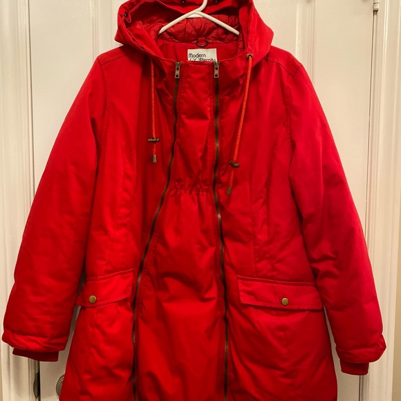 SOLD - Maternity Winter Jacket by Modern Eternity. Medium Maternity 3 in 1 Coat - Picture 8 of 16